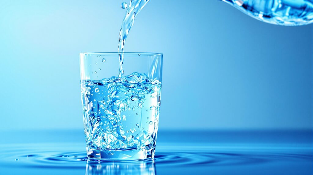 Pure Clean Water in a Glass